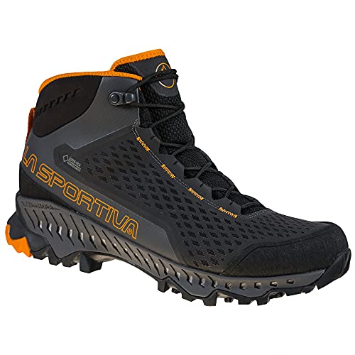 LA SPORTIVA Stream GTX, Botas de Senderismo Hombre, Carbon/Maple, 44 EU