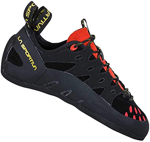 LA SPORTIVA Tarantulace, Zapatillas de Trekking Hombre, Black/Poppy, 43 EU