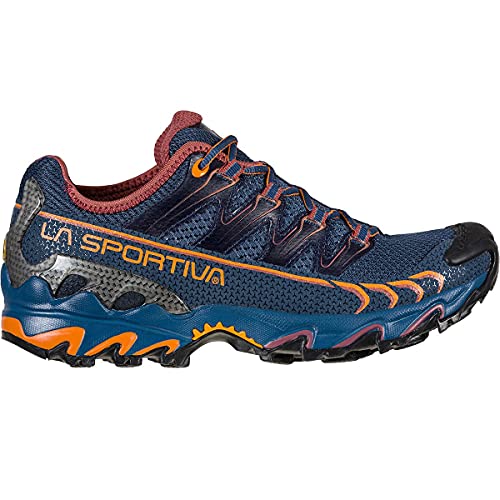 LA SPORTIVA Ultra Raptor Woman, Zapatillas de Trail Running Mujer, Denim/Rouge, 38.5 EU