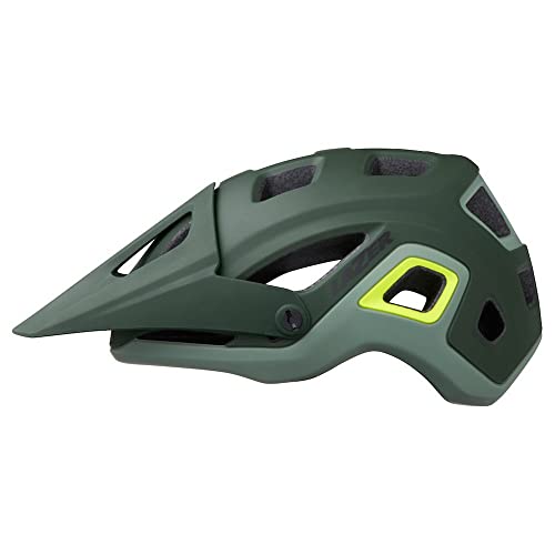 Lazer Casco Impala MIPS, Adultos Unisex, Matte Dark Green F-Yellow (Multicolor), L