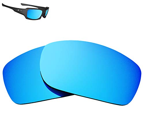 Lentes de repuesto compatibles con OAKLEY Fives Squared Polarizado Azul Mirror