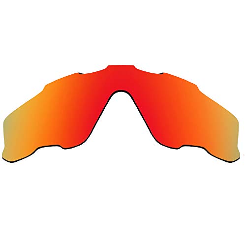 Lentes de repuesto compatibles con OAKLEY JAWBREAKER Polarizado Rojo Mirror