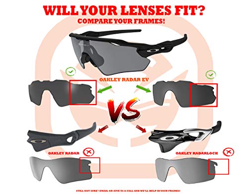 Lentes de repuesto compatibles con OAKLEY Radar EV Path Claro