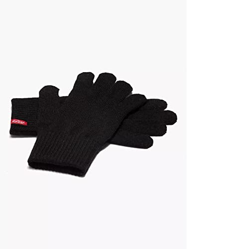 Levi's Ben Touch Screen Gloves, Guantes Hombre, Negro (Black), Medium