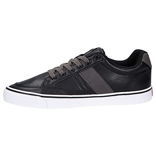 Levi's Turner 2.0, Zapatillas Deportivas Hombre, Black Normal, 42 EU