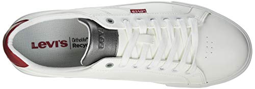 Levi's Woodward 2.0, Zapatillas Hombre, White Normal, 42 EU