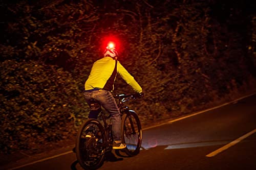 Linterna dual para casco de bicicleta "Topside", recargable