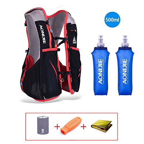 Lixada 5L Vejiga de Agua Mochila, Mochila Hidratación, Running Mochila, Impermeable y Transpirable, para Camping, Marathoner, Correr, Caminar, Escalada, Actividades al Aire Libre