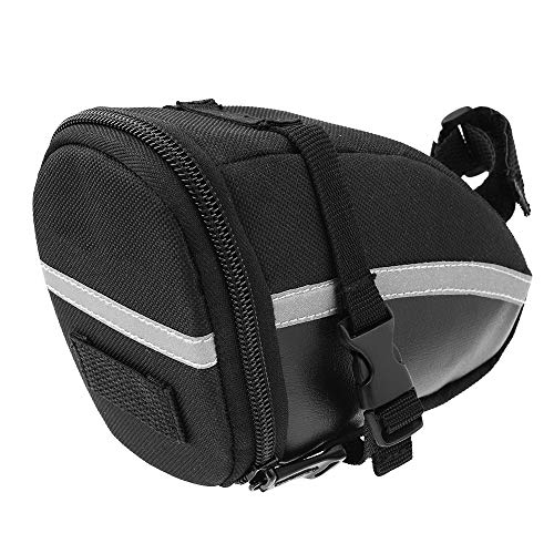 Lixada Bolsa de Sillín para Bicicleta con Herramientas de Reparación 14/16 en 1 Multifuncional Kit Pinchazos Bicicleta (Negro,16 en 1-Kit 2)