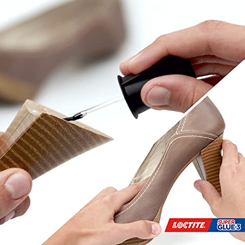 Loctite Super Glue-3 Pincel, pegamento transparente con pincel aplicador, adhesivo universal de triple resistencia, con fuerza instantánea y de fácil uso, 1x5 g