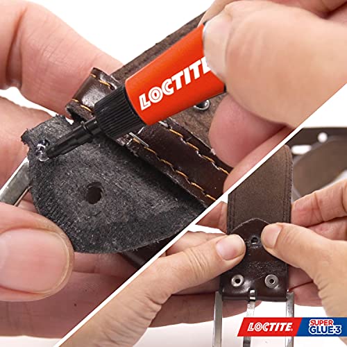 Loctite Super Glue-3 Power Gel Mini Trio, gel adhesivo flexible y resistente, pegamento instantáneo para superficies verticales, pegamento transparente extrafuerte, 3x1g