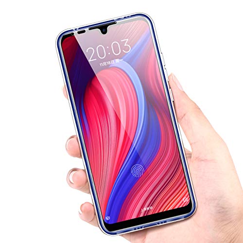 LXHGrowH Funda para Xiaomi Mi A2 - Carcasa Completa Anti-Shock [360°] Full Body Protección [Silicona TPU Frente] y [Duro PC Back] para Xiaomi Mi A2 / Mi 6X - Cover Doble [Transparente]