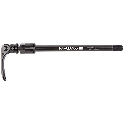 M-Wave Unisex - Adulto Stalwart Axle/Syntace Type Eje para Enganche de Remolque, Negro