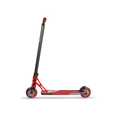 MADD MGP Gear MGX Freestyle Stunt Scooter Pro - Patinete para acrobacias, color rojo y negro