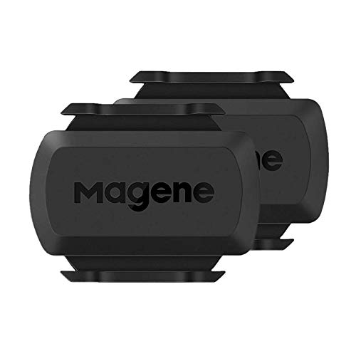 Magene S3+ Sensor de Velocidad/Cadencia para Ciclismo, Sensor Inalámbrico de RPM de Bicicleta Ant+/Bluetooth 4.0