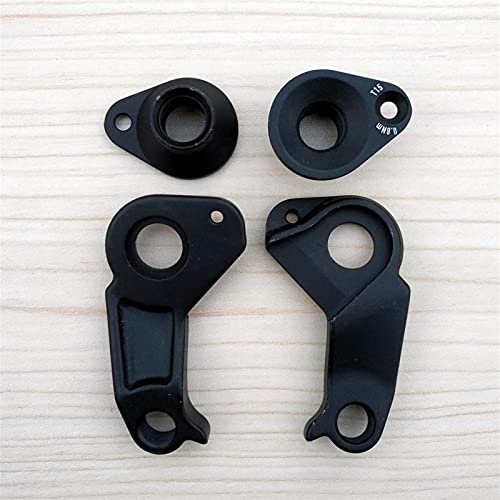 MAIOPA Duradera 2pc Bicycle Gear Trasero Desperilleur Hanger Mech Dropout para Ghost ASKET Lector ROKET Ghost HYBRIDE LANAO AL Kato Fantasma GHM09-022 Fáciles de reemplazar (Color : Black)