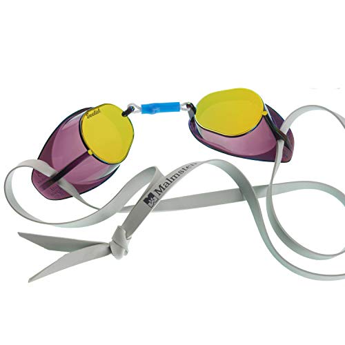 Malmsten Suecas Metallic Gafas de Natación, Unisex, Dorado