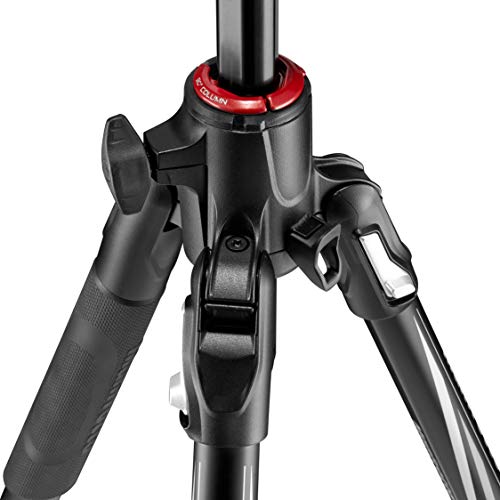 Manfrotto MKBFRA4GTXP-BH Befree - Trípode GT XPRO (rótula central 496, sistema de Bloqueo M, columna 90 de grados, zapata 200PL-PRO para DSLR y CSC con objetivo largo, aluminio)