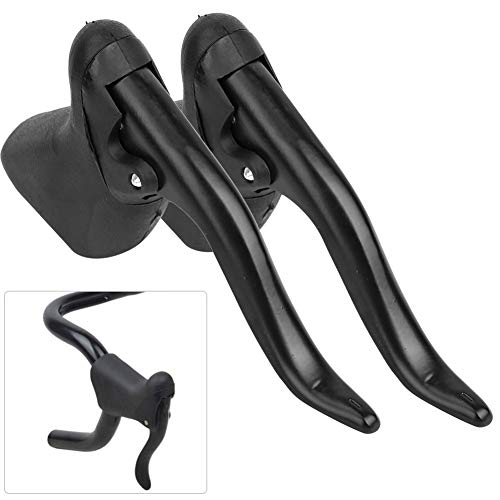 Mangos de Freno de Bicicleta, Palancas de Freno de Aleación de Aluminio para Bicicleta de Montaña de Carretera para Bicicleta de Carretera, Gran Accesorio(negro)