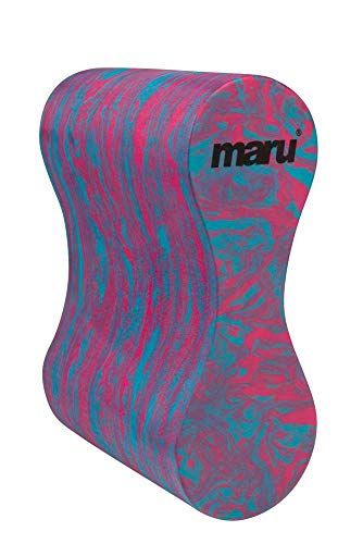 Maru Swirl Pull Buoy, Adult, Blue/Pink