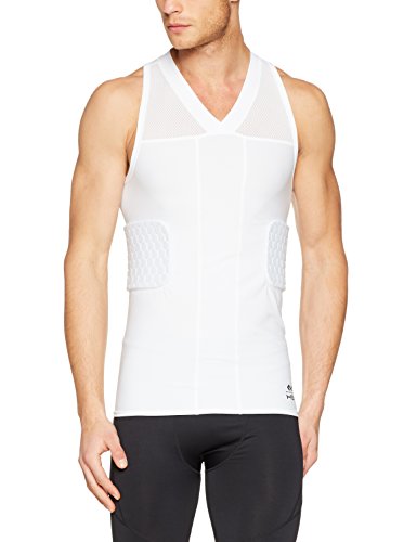 McDavid 3 Pad Maillot de Protección, Hombre, Blanco, S