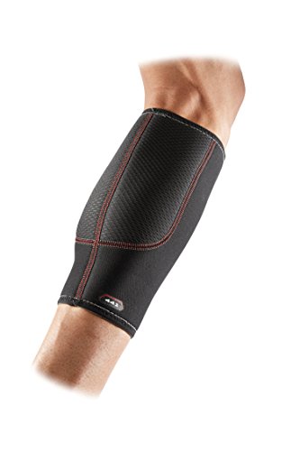 Mcdavid Deluxe Calf Support - Black/Scarlet Reversible, talla S (30-35 cm)