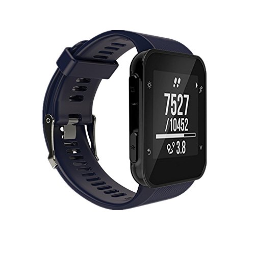 Meiruo Correa para Garmin Forerunner 35, Relojes de Pulsera para Garmin Forerunner 35 Reloje (Azul Oscuro)