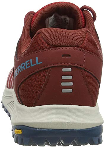 Merrell Nova, Zapatillas para Carreras de montaña Hombre, Rojo (Magma), 43.5 EU