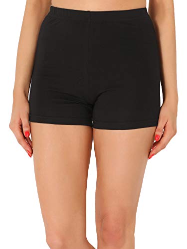 Merry Style Culote de Ciclismo Mallas Cortas Leggins de Viscosa Mujer MS10-391 (Negro,M)