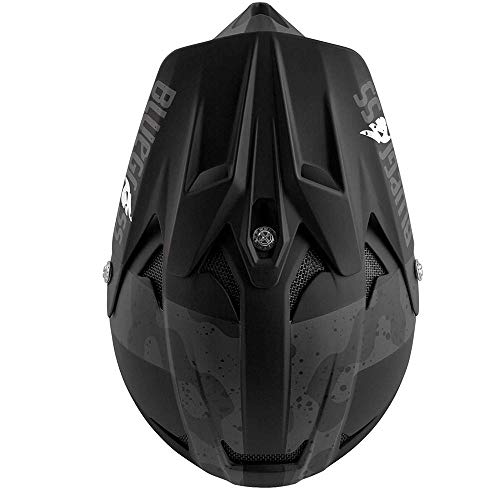 Met Casco Bluegrass INTOX (58-60) Ciclismo, Adultos Unisex, Negro (Negro)