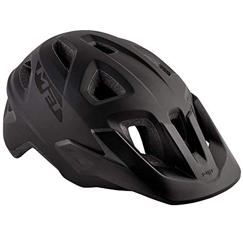 MET Echo L(57-60) Casco Montañismo, Alpinismo y Trekking Unisex Adulto, Negro (Negro Mate)