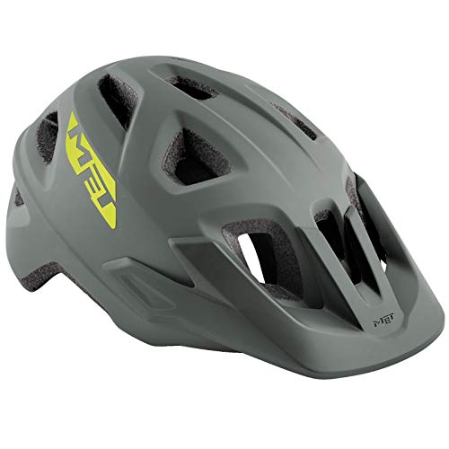 MET Echo M(52-57) Casco Montañismo, Alpinismo y Trekking Unisex Adulto, Gris (Gris Oscuro)