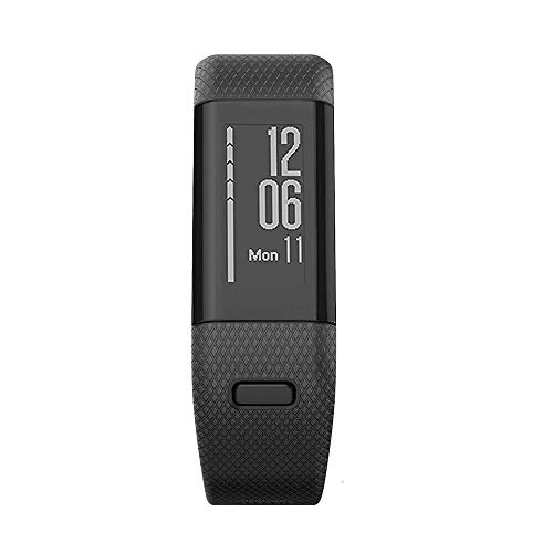 METEQI Correa Compatible con Garmin Vivosmart HR+, Correas de Reloj Ajustables de Silicona(Non per Garmin Vivosmart HR) (Negro)