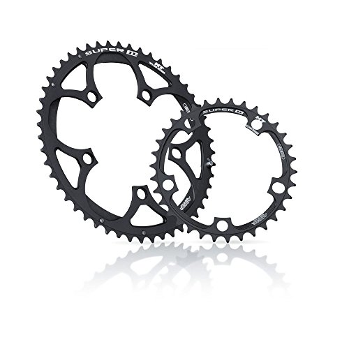 Miche Super 11 Plato 110 Campagnolo, Negro, 34 T