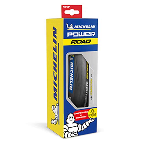 Michelin Power Road Noir Cubierta 700x23c, Deportes y Aire Libre, Negro, 700 x 23c