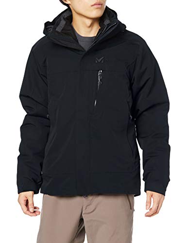 MILLET Pobeda II 3 In 1 Jkt M Jacket, Mens, Black-Noir, L