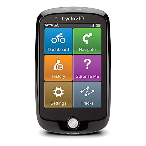 Mio Cyclo 210 - Ordenador GPS para Bicicleta con Pantalla táctil de 3,5"