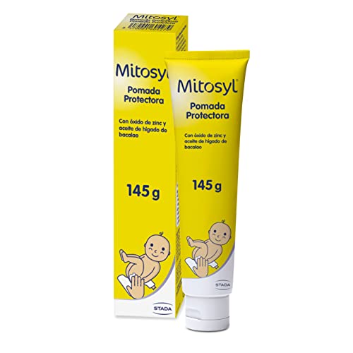 Mitosyl - Pomada Protectora - Previene y trata las irritaciones de la piel del bebé por rozaduras del pañal - 145g