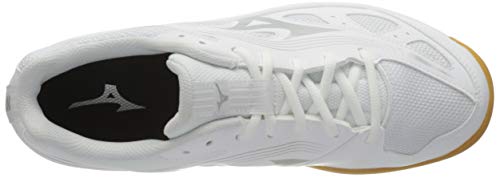 Mizuno Cyclone Speed 3, Zapatillas Hombre, White and Silver, 38.5 EU