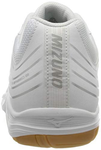 Mizuno Cyclone Speed 3, Zapatillas Hombre, White and Silver, 42.5 EU