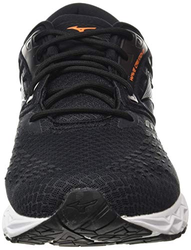 Mizuno Wave Daichi 5 GTX, Road Running Shoe Hombre, Black/Phantom/Shortorange, 43 EU