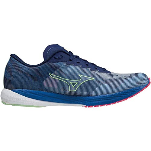 Mizuno Wave Duel 3 Unisex, Zapatillas de Running Adulto, PrincessBlue/BlueDepths/DivaPink, 38.5 EU