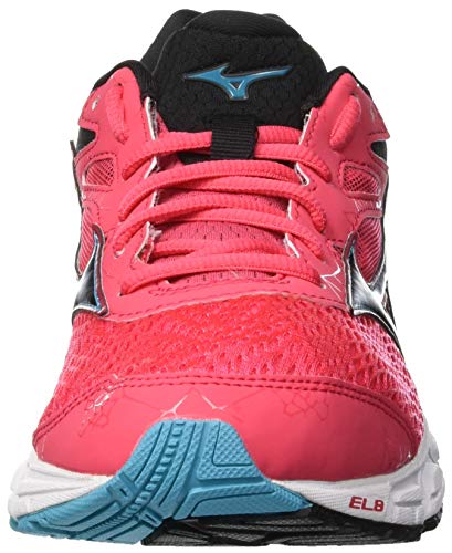 Mizuno Wave Equate 2, Zapatillas de Running Mujer, Rosa (Teaberry/Black/Peacockblue 10), 40.5 EU