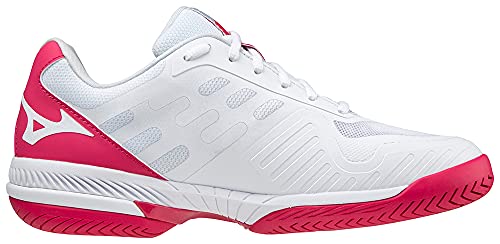 Mizuno Wave Exceed SL 2 AC, Zapatillas de pádel Mujer, White/Rosered/NCloud, 41 EU