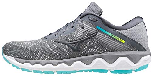 Mizuno Wave Horizon 4, Zapatillas para Correr Mujer, Fgray Castlerock Scubabl, 43 EU