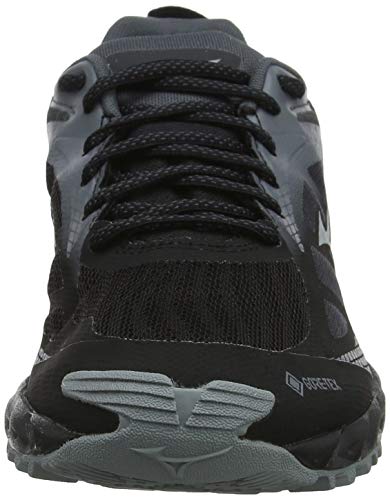 Mizuno Wave Ibuki 2 GTX, Zapatillas de Running para Asfalto Mujer, Negro (Black/Monument/Shadow 37), 38 EU