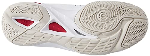 Mizuno Wave Mirage 4 (W), Zapatillas Deportivas Mujer, White/Black/PersianRed, 41 EU