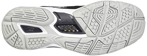 Mizuno Wave Mujin 7, Handball Shoe Hombre, Black/White/Ebony, 44 EU