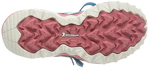 Mizuno Wave Mujin 7, Zapatillas para Carreras de montaa Mujer, Scubab Snowwht Mykonosb, 42 EU