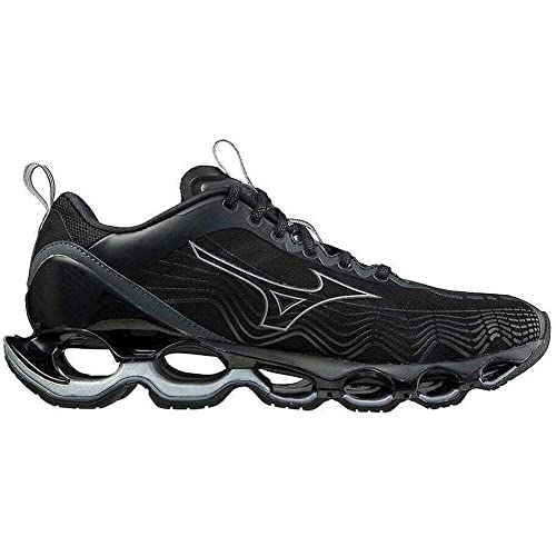 Mizuno Wave Prophecy X, Zapatillas de Running Hombre, Black/QuietShade, 44.5 EU